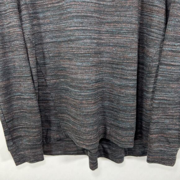 Nike Crewneck Sweater Womens Size Large Black Colorful Heathered Sweatshirt - Picture 3 of 12